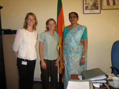 In Sri Lanka with the Secretariat of the Ministry of Consitutional Affairs